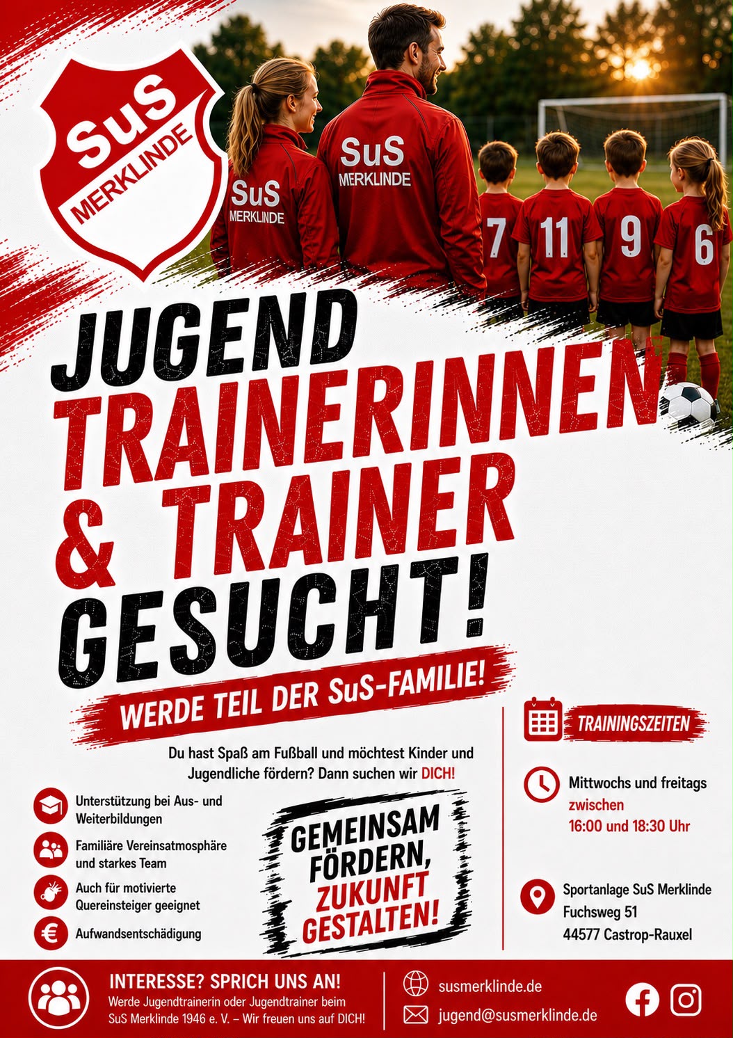 2026   SuS Merklinde   Jgendtrainer gesucht